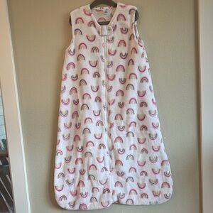 Hudson Baby Rainbow Sleep Sack - Pink and Yellow